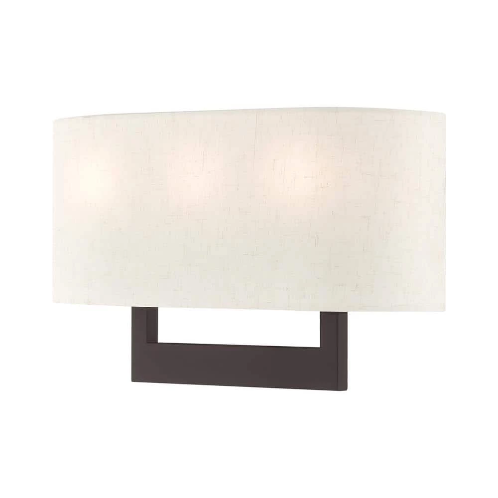 Hayworth 3 Light Bronze ADA Wall Sconce by Livex Lighting 5 Hayworth 3 Light Bronze ADA Wall Sconce by Livex Lighting - Image 5