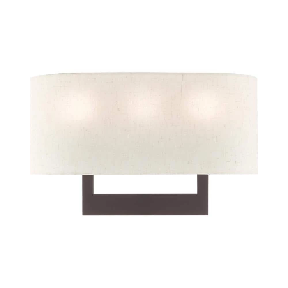 Hayworth 3 Light Bronze ADA Wall Sconce by Livex Lighting 1 Hayworth 3 Light Bronze ADA Wall Sconce by Livex Lighting