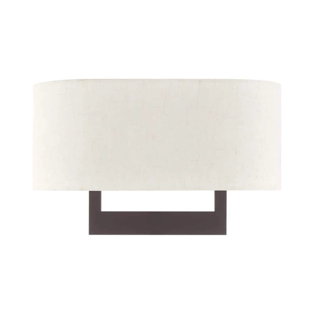 Hayworth 3 Light Bronze ADA Wall Sconce by Livex Lighting 2 Hayworth 3 Light Bronze ADA Wall Sconce by Livex Lighting - Image 2