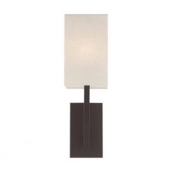 Hayworth 1-Light Bronze ADA Wall Sconce by Livex Lighting -Livex Lighting shop bronze livex lighting wall sconces 42423 07 4f 1000