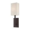 Hayworth 1-Light Bronze ADA Wall Sconce by Livex Lighting