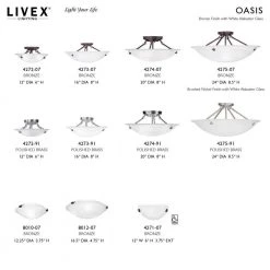 Oasis 1 Light Bronze Wall Sconce by Livex Lighting -Livex Lighting shop bronze livex lighting wall sconces 4271 07 31 1000