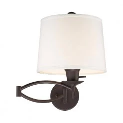 Swing Arm Wall Lamps 1 Light Bronze Swing Arm Wall Lamp by Livex Lighting -Livex Lighting shop bronze livex lighting wall sconces 4903 07 76 1000