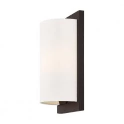Meridian 1 Light Bronze Wall Sconce by Livex Lighting -Livex Lighting shop bronze livex lighting wall sconces 50860 07 1f 1000