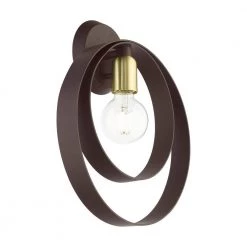 Modesto 1 Light Bronze ADA Single Sconce by Livex Lighting -Livex Lighting shop bronze with satin brass livex lighting vanity lighting 46422 07 44 1000