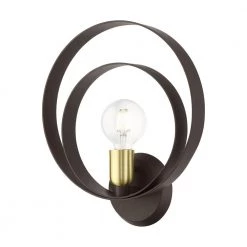 Modesto 1 Light Bronze ADA Single Sconce by Livex Lighting