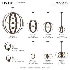 Modesto 1 Light Bronze ADA Single Sconce by Livex Lighting -Livex Lighting shop bronze with satin brass livex lighting vanity lighting 46422 07 d4 1000
