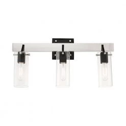 Beckett 3 Light Brushed Nickel Vanity Sconce by Livex Lighting -Livex Lighting shop brushed nickel and black livex lighting vanity lighting 17823 91 4f 1000