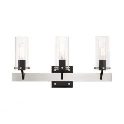 Beckett 3 Light Brushed Nickel Vanity Sconce by Livex Lighting