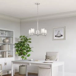 Middlebush 5 Light Brushed Nickel Chandelier by Livex Lighting -Livex Lighting shop brushed nickel livex lighting chandeliers 40205 91 1d 1000