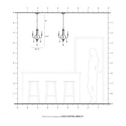 Glendale 3 Light Brushed Nickel Mini Chandelier by Livex Lighting -Livex Lighting shop brushed nickel livex lighting chandeliers 40883 91 66 1000