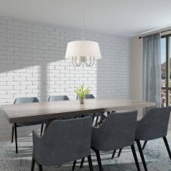 Belclaire 6 Light Brushed Nickel Pendant Chandelier by Livex Lighting -Livex Lighting shop brushed nickel livex lighting chandeliers 41315 91 1d 1000