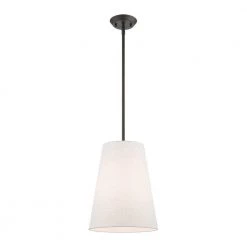 Prato 1 Light Bronze Pendant by Livex Lighting -Livex Lighting shop brushed nickel livex lighting chandeliers 41387 07 1f 1000