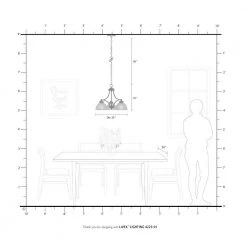 Somerset 3 Light Brushed Nickel Chandelier by Livex Lighting -Livex Lighting shop brushed nickel livex lighting chandeliers 4223 91 66 1000