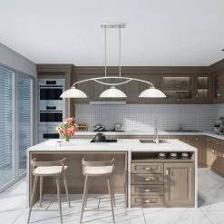 Somerset 3 Light Brushed Nickel Billiard/Island by Livex Lighting -Livex Lighting shop brushed nickel livex lighting chandeliers 4224 91 40 1000