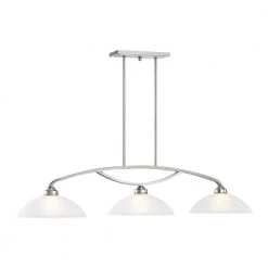 Somerset 3 Light Brushed Nickel Billiard/Island by Livex Lighting -Livex Lighting shop brushed nickel livex lighting chandeliers 4224 91 4f 1000