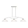 Somerset 3 Light Brushed Nickel Billiard/Island by Livex Lighting