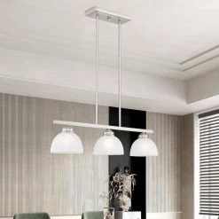 Somerset 3 Light Brushed Nickel Island by Livex Lighting -Livex Lighting shop brushed nickel livex lighting chandeliers 4226 91 a0 1000