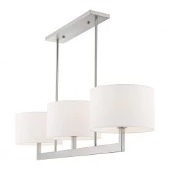 Hayworth 3 Light Brushed Nickel Linear Chandelier by Livex Lighting 9 Hayworth 3 Light Brushed Nickel Linear Chandelier by Livex Lighting -Livex Lighting shop brushed nickel livex lighting chandeliers 42405 91 44 1000