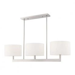 Hayworth 3 Light Brushed Nickel Linear Chandelier by Livex Lighting 7 Hayworth 3 Light Brushed Nickel Linear Chandelier by Livex Lighting -Livex Lighting shop brushed nickel livex lighting chandeliers 42405 91 4f 1000