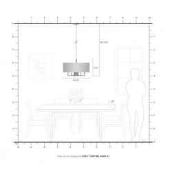 Meridian 6 Light Brushed Nickel Pendant Chandelier by Livex Lighting -Livex Lighting shop brushed nickel livex lighting chandeliers 42605 91 66 1000