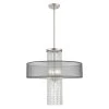Bella Vista 4 Light Brushed Nickel Pendant Chandelier by Livex Lighting