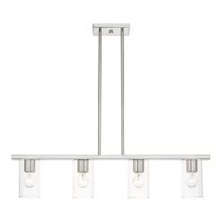 Zurich 4 Light Brushed Nickel Chandelier by Livex Lighting -Livex Lighting shop brushed nickel livex lighting chandeliers 45474 91 4f 1000