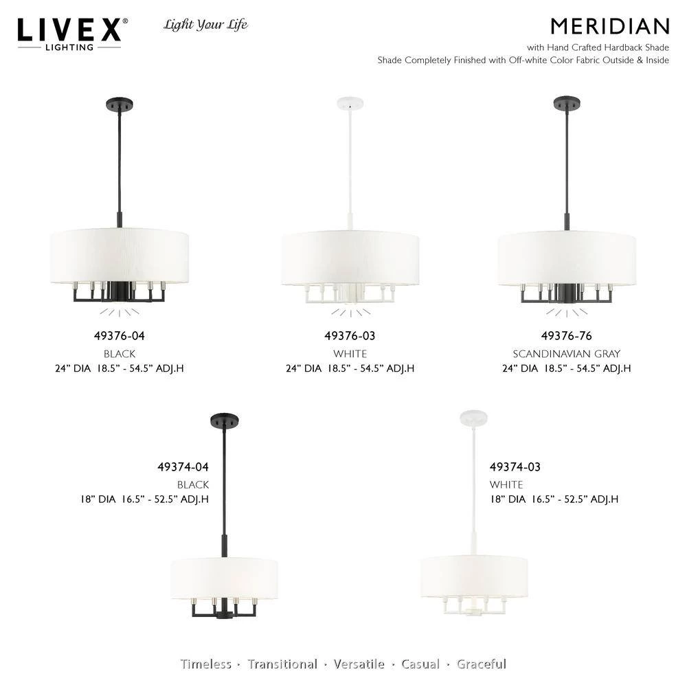 Meridian 3 Light Brushed Nickel Linear Chandelier by Livex Lighting 12 Meridian 3 Light Brushed Nickel Linear Chandelier by Livex Lighting - Image 12