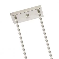 Munich 3-Light Brushed Nickel Linear Chandelier with Clear Glass Shades by Livex Lighting -Livex Lighting shop brushed nickel livex lighting chandeliers 46153 91 fa 1000