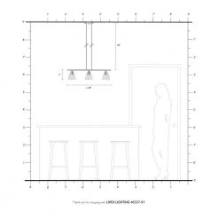 Montgomery 3 Light Brushed Nickel Linear Chandelier by Livex Lighting -Livex Lighting shop brushed nickel livex lighting chandeliers 46337 91 66 1000