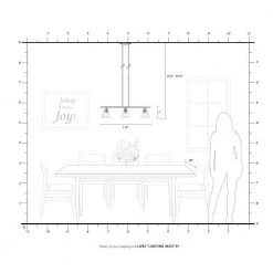 Montgomery 3 Light Brushed Nickel Linear Chandelier by Livex Lighting -Livex Lighting shop brushed nickel livex lighting chandeliers 46337 91 77 1000