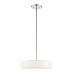 Venlo 4 Light Brushed Nickel Pendant by Livex Lighting