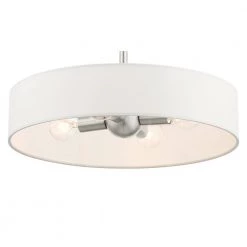 Venlo 4 Light Brushed Nickel Pendant by Livex Lighting -Livex Lighting shop brushed nickel livex lighting chandeliers 46923 91 76 1000
