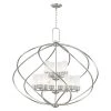 Westfield 12 Light Brushed Nickel Foyer Chandelier by Livex Lighting