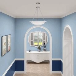 Newburgh 3 Light Brushed Nickel Pendant by Livex Lighting -Livex Lighting shop brushed nickel livex lighting chandeliers 4826 91 1d 1000