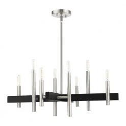 Denmark 8 Light Brushed Nickel Chandelier by Livex Lighting 17 Denmark 8 Light Brushed Nickel Chandelier by Livex Lighting -Livex Lighting shop brushed nickel livex lighting chandeliers 49348 91 c3 1000
