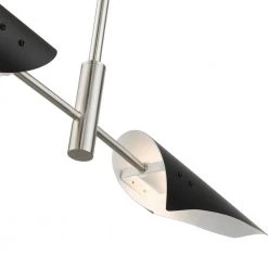 Capistrano 2 Light Brushed Nickel Linear Chandelier by Livex Lighting -Livex Lighting shop brushed nickel livex lighting chandeliers 49492 91 76 1000