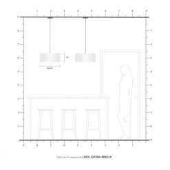 Meadow 3 Light Brushed Nickel Drum Pendant by Livex Lighting -Livex Lighting shop brushed nickel livex lighting chandeliers 49802 91 66 1000