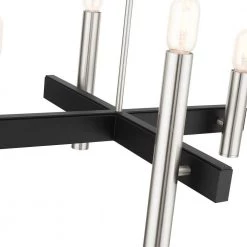 Helsinki 4 Light Brushed Nickel Chandelier by Livex Lighting -Livex Lighting shop brushed nickel livex lighting chandeliers 49994 91 fa 1000