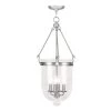 Jefferson 14 in. 4-Light Brushed Nickel Pendant by Livex Lighting