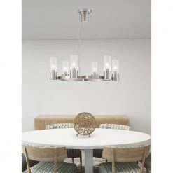 Midtown 7 Light Brushed Nickel Chandelier by Livex Lighting -Livex Lighting shop brushed nickel livex lighting chandeliers 50696 91 31 1000