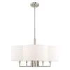 Chelsea 6 Light Brushed Nickel Pendant Chandelier by Livex Lighting
