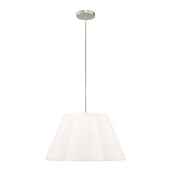 Chelsea 1 Light Brushed Nickel Pendant by Livex Lighting 18 Chelsea 1 Light Brushed Nickel Pendant by Livex Lighting -Livex Lighting shop brushed nickel livex lighting chandeliers 52157 91 1f 1000