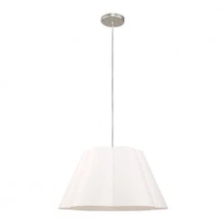 Chelsea 1 Light Brushed Nickel Pendant by Livex Lighting 16 Chelsea 1 Light Brushed Nickel Pendant by Livex Lighting -Livex Lighting shop brushed nickel livex lighting chandeliers 52157 91 c3 1000