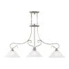 Coronado 3 Light Brushed Nickel Chandelier by Livex Lighting