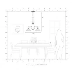 Coronado 2 Light Brushed Nickel Island by Livex Lighting -Livex Lighting shop brushed nickel livex lighting chandeliers 6132 91 66 1000