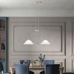 Coronado 2 Light Brushed Nickel Island by Livex Lighting -Livex Lighting shop brushed nickel livex lighting chandeliers 6132 91 a0 1000