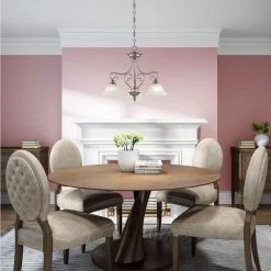 Coronado 3 Light Brushed Nickel Chandelier by Livex Lighting -Livex Lighting shop brushed nickel livex lighting chandeliers 6133 91 40 1000