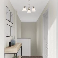 Essex 3 Light brushed nickel Chandelier by Livex Lighting -Livex Lighting shop brushed nickel livex lighting flush mount lights 1343 91 a0 1000