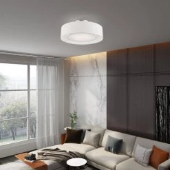 Ellsworth 21 in. 4-Light Brushed Nickel Semi-Flush Mount with Oatmeal Shade by Livex Lighting 17 Ellsworth 21 in. 4-Light Brushed Nickel Semi-Flush Mount with Oatmeal Shade by Livex Lighting -Livex Lighting shop brushed nickel livex lighting flush mount lights 40144 91 fa 1000